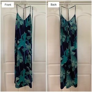 LOFT Tropical Midi Dress